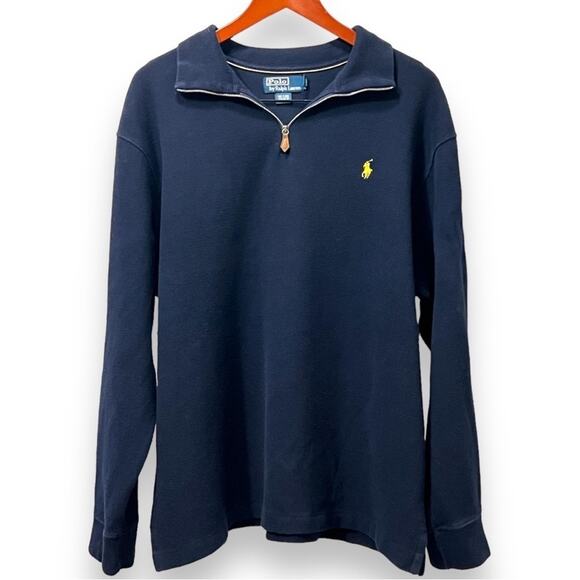 Polo Ralph Lauren Other - Polo by Ralph Lauren Men's1/4 Zip Pullover, Navy Blue, Size XXL